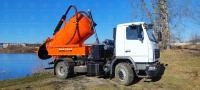 Автоцистерна вакуумная илососная АВИ-8 на МАЗ 5340 (Jurop PN-130)