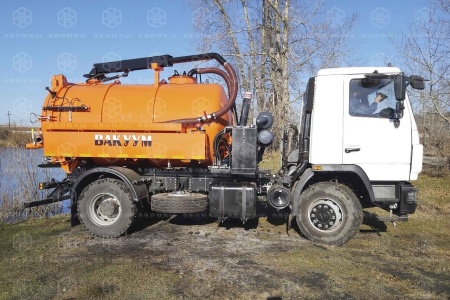 Автоцистерна вакуумная илососная АВИ-8 на МАЗ 534025 (Jurop PNR-124)