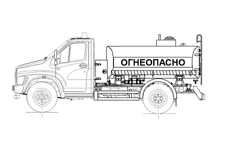 Автотопливозаправщик АВИМАШ АТЗ-5 на ГАЗон NEXT (СВН-80)