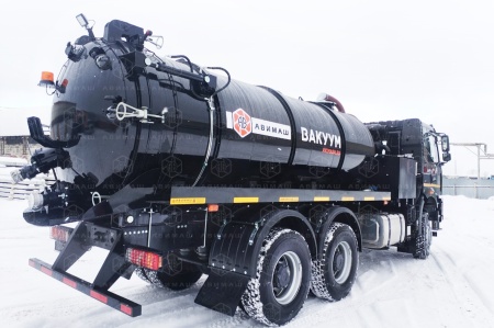 Автоцистерна вакуумная илососная АВИ-12 на FAW J6 (Jurop DL-400)