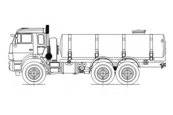 Автоцистерна АВИМАШ АЦПТ-9,5 на КАМАЗ 43118-50 (со спальным местом)