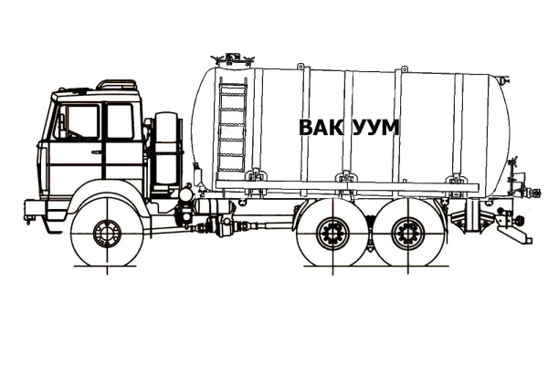 Автоцистерна вакуумная АВ-18 на МАЗ 6317F9 (Jurop PNR-124)