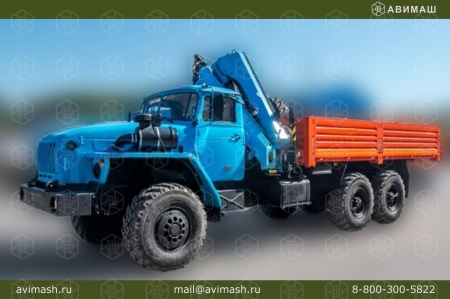 Бортовой Урал 4320 с КМУ INMAN IT-200