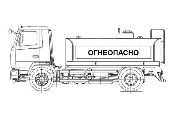 Автотопливозаправщик АВИМАШ АТЗ-11 на МАЗ 5340C3 (СВН-80)