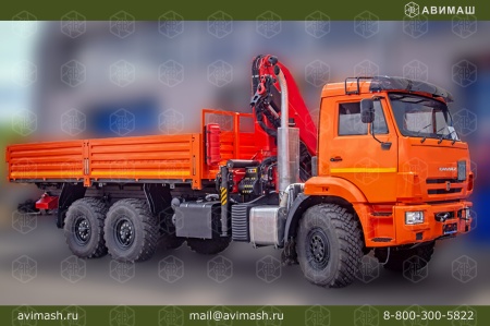 Бортовой автомобиль Камаз 43118 с КМУ Palfinger РК-15500А