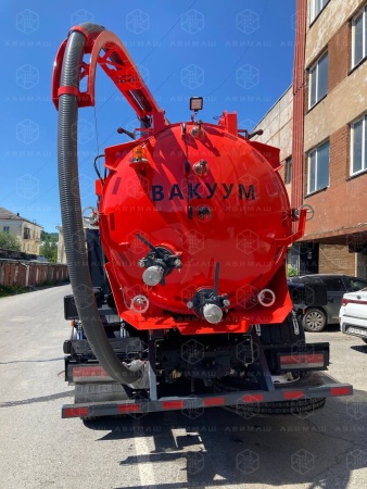 Автоцистерна вакуумная илососная АВИ-10/1 на КАМАЗ 65115 (Jurop PNR-124)