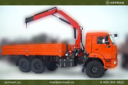 Бортовой автомобиль КАМАЗ 43118 с КМУ Palfinger PK-15500