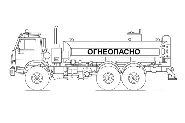 Автотопливозаправщик АВИМАШ АТЗ-20 на КАМАЗ 6522-53 (СЦЛ-01А)